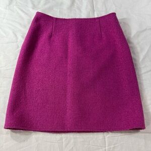 G75. Women’s S.H.A.G. Elegant‎ Pink Wool Skirt (S)